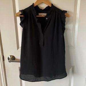 Loft black blouse size M